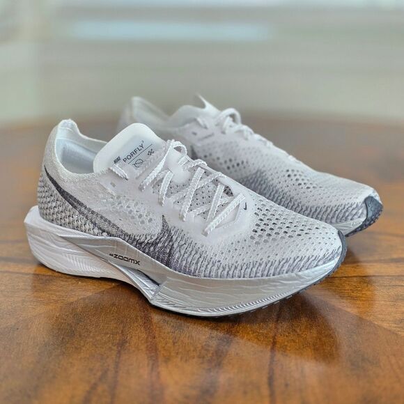 Nike ZoomX Vaporfly Next% 3 Running Shoes Women's 6 White Silver New DV4140-100 - Picture 4 of 13